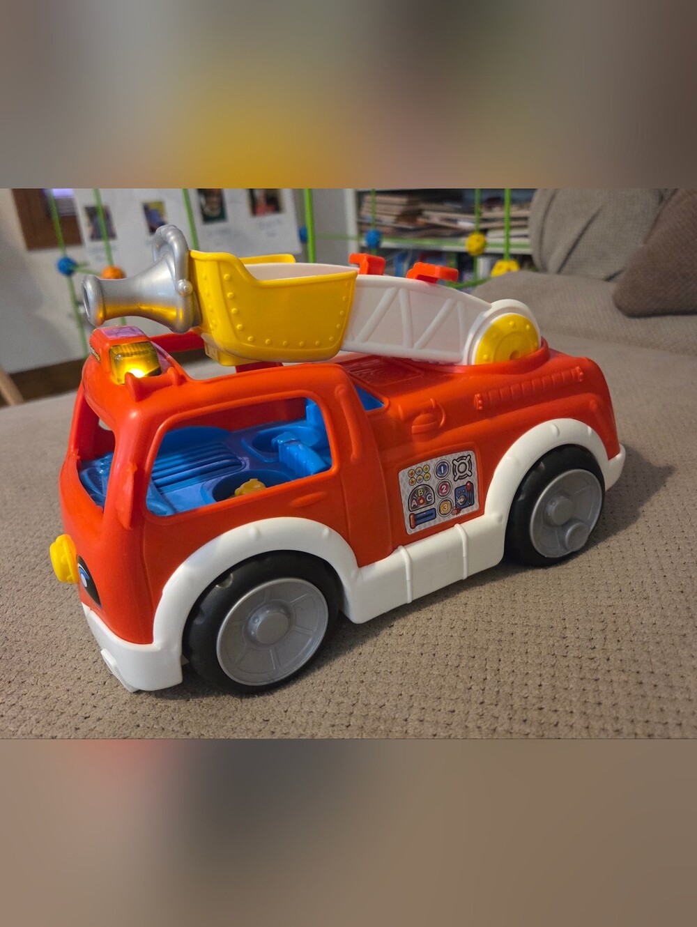 Fisher Price Little People Lift 'n Lower Fire Truck Engine Sounds 2014